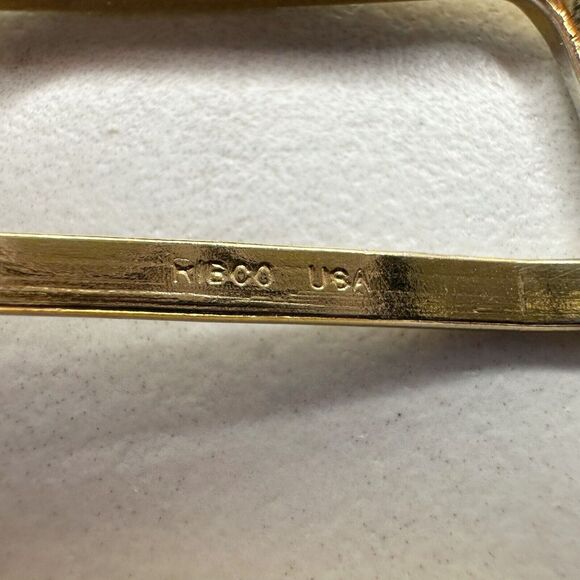 Ribco Vintage Gold Tone Simple Basic Belt Buckle Made in USA - Picture 8 of 8